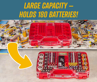 Battery Daddy 180 Battery Organizer Only $9.99 - The Freebie Guy®