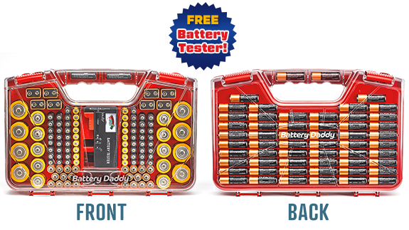 Battery Daddy 180 Battery Organizer Only $9.99 - The Freebie Guy®